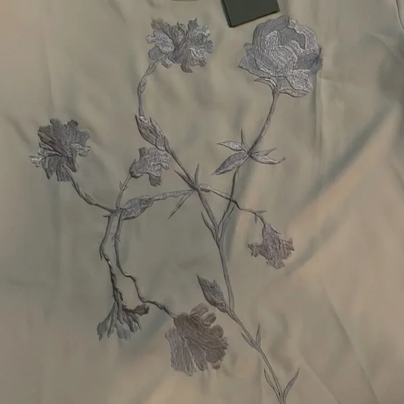 NWT All Saints Nathalia Embroidered Tee Size 2 - Picture 7 of 10